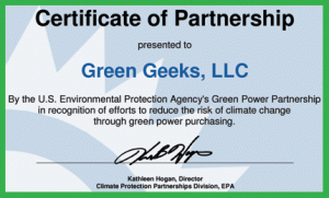 Green Geeks EPA Power Partner