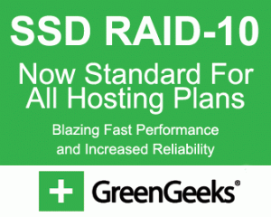 GreenGeeks SSD Hosting